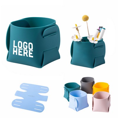 Foldable Table Storage Basket