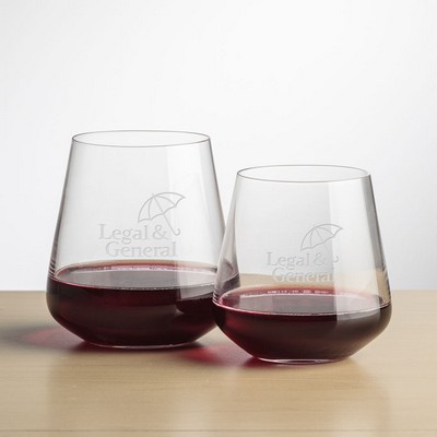 Cannes Stemless Wine - 10.5oz/13.5oz - Deep Etch