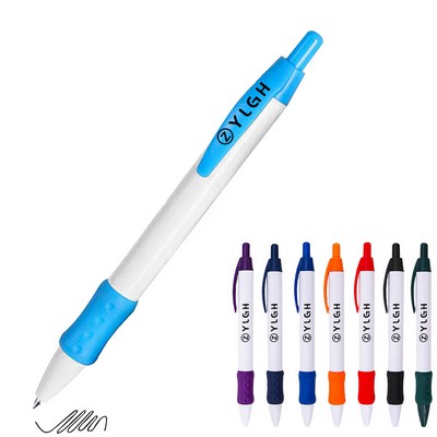 Colorful Click Pen With Clip