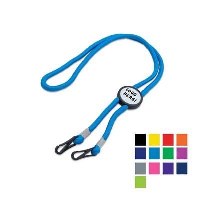 Adjustable Length Mask Lanyard w/ Clip