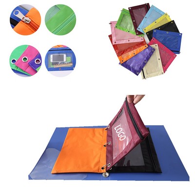 3 Ring Binder Pencil Pouchs