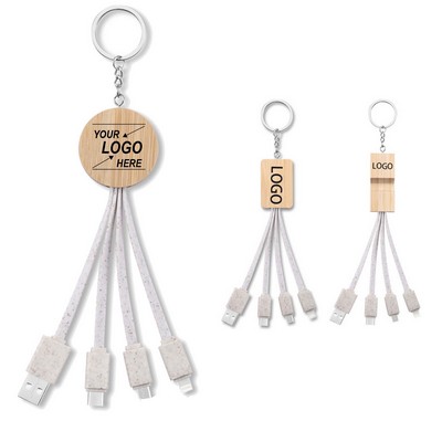 3-In-1 Multi-Function Eco-Friendly Charging Cable.