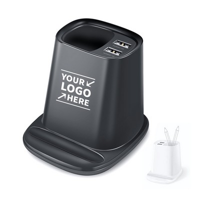 3 In 1 Desktop Wireless Pen Holder