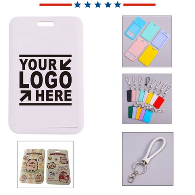 Sliding ID Badge Holder