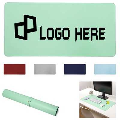 Waterproof Leather Desk Mouse Mat