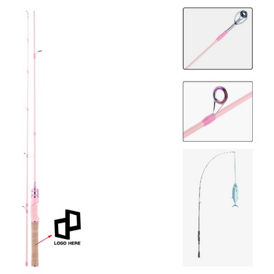70.86 Inch Ul Action Pink Macaron Luya Shank Single Poler