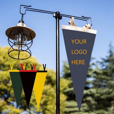 Felt Pennant Banner Outdoor Camping Party Hanging Triangle Flags Decor