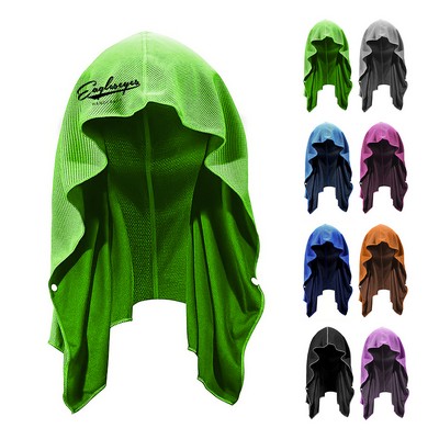 Outdoor Cooling Hoodie Towel