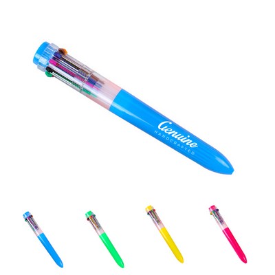 6-in-1 Multi-color Ballpoint Pen