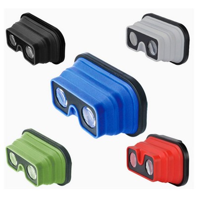 Foldable Silicone 3D VR Glasses