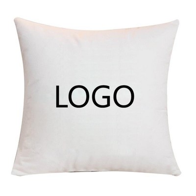 Customized logo cotton and linen pillows