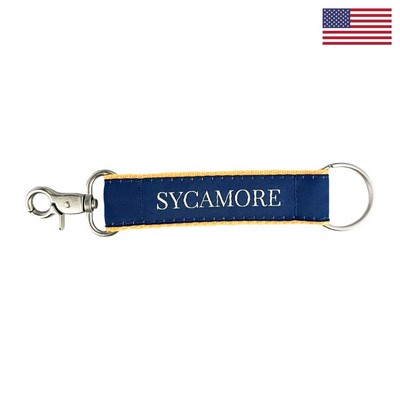 4" Woven Key Strap w/ Trigger Snap & Key Ring - "Elite" Weave