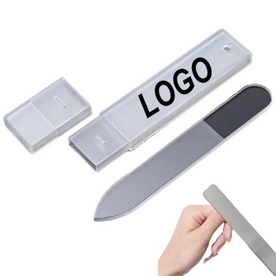 Crystal Clear Polished Nail File.