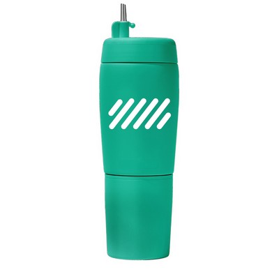 Pour Caddy 20 oz Stainless Flask Set
