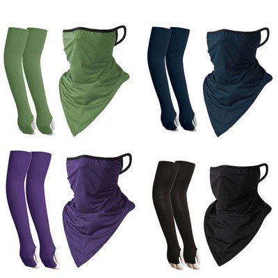 Summer Cooling Mask and Sleeves Set