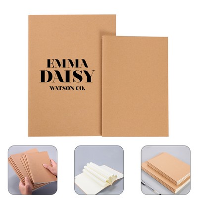 Kraft Brown Covered Lined Notebook