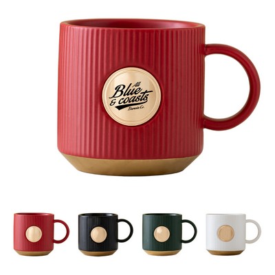 13.5oz Bronze Medal Ceramic Coffee Mug