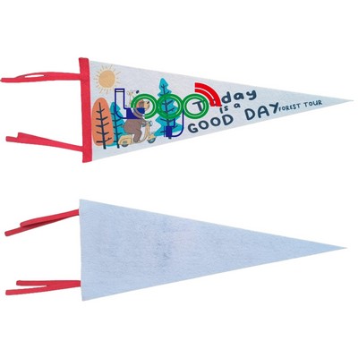 Full Color Felt Pennant Flag Banner