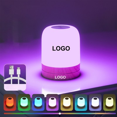 Multicolor LED Portable Night Light Rechargeable Lamp