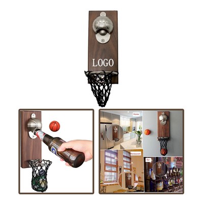 Basketball-Themed Bottle Opener