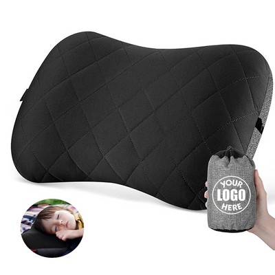 Ultralight Inflatable Camping Pillow With Removable Cover