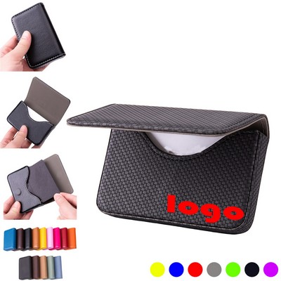 Pu Leather Business Name Card Holder