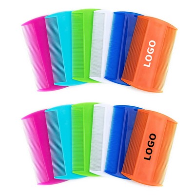 3.5" Dual-Sided Fine-Tooth Flea Comb w/Ergonomic Handle