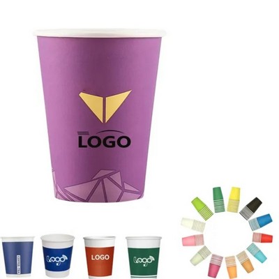 Full Color 9 OZ Thick Paper Coffee Cup MOQ500