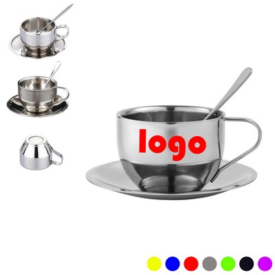 Stainless Steel Coffee Cup Coffee Mugs Set
