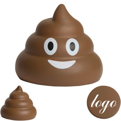Pu Foam Emoji Poop Stress Ball