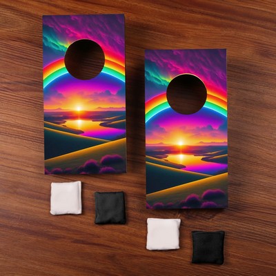 Portable Desktop Cornhole