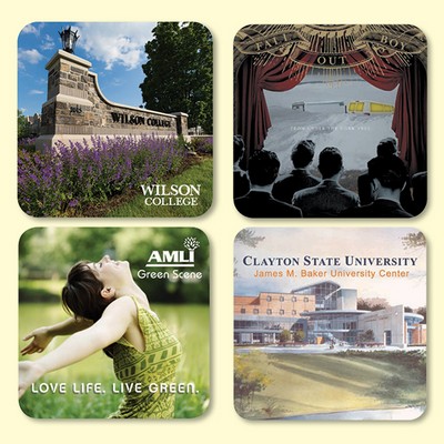 Vynex® Heavy Duty 3.6"x3.6"x3/16" Drink Coaster