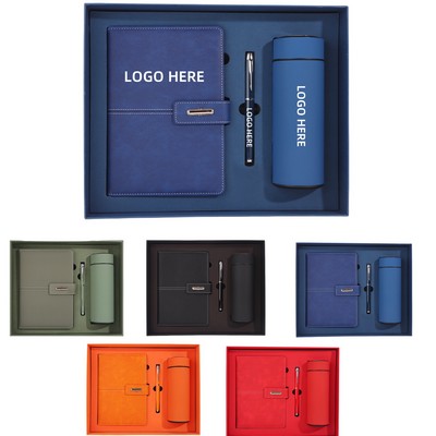 A5 Notebook Pen And Thermos Cup Business Gift Box Set