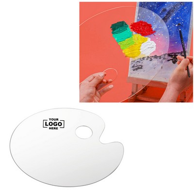 Acrylic Paint Palette with Thumb Hole
