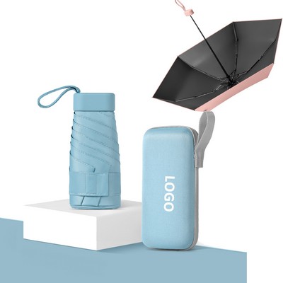 Mini Sun Umbrella With Case