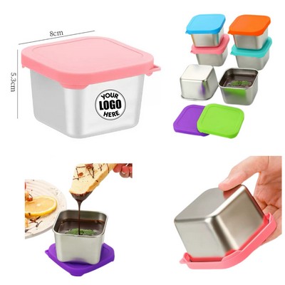 Stainless Steel Sauce Cup With Lid