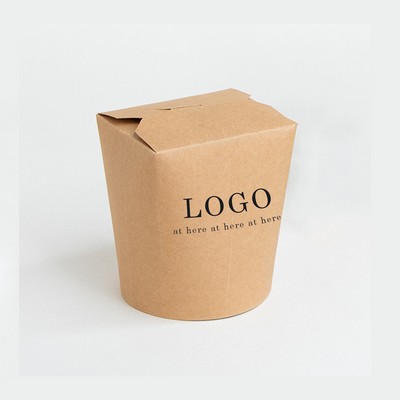Custom Printed?Eco-Friendly Kraft Takeout Box 12oz