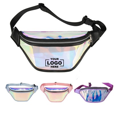 Transparent Holographic Fanny Pack