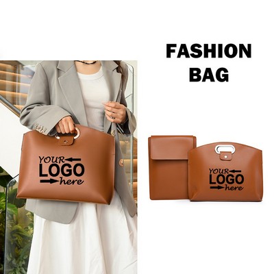 Leather Laptop Tote Bag