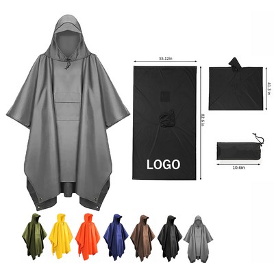 3-in-1 Waterproof Lightweight Unisex Raincoat