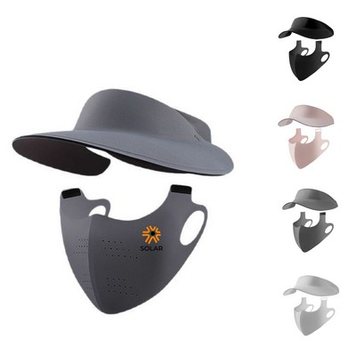Removable Full Face Sun Mask And Hat