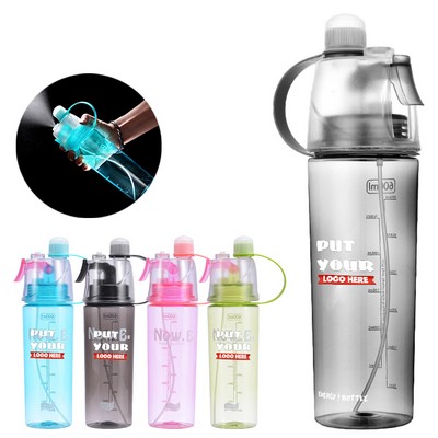 20oz. Sports Mist Spray Water Bottle