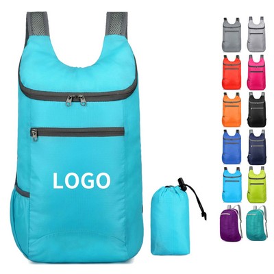 Waterproof Folding Backpack Polyester Bag