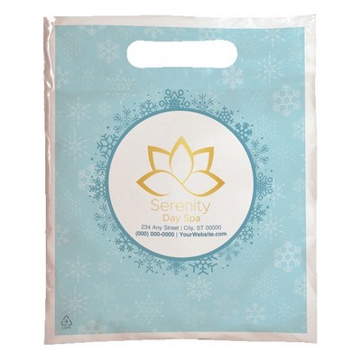 Christmas Scatter Design 2 Merchant Paper & Plastic Bags