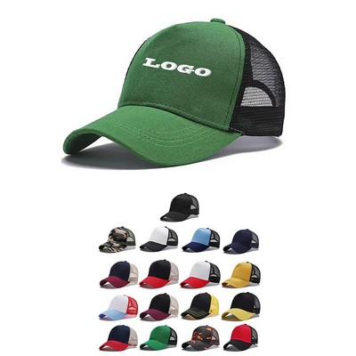 2-Tone 5-Panel Snapback Trucker Hat - By Sea