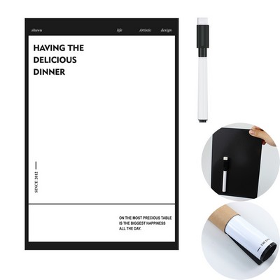 Memo Magnet Dry Erase Magnetic Board with Marker