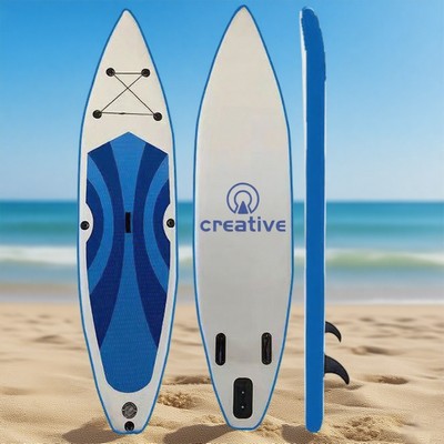 Surfboard with Inflatable Tube