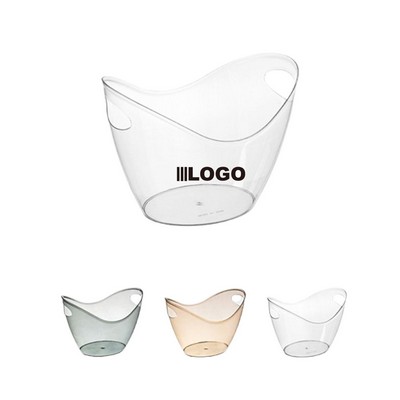 Transparent Plastic Ice Buckets