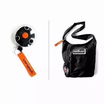 Foldable Keychain Shopping Bag-12.9"x15.7"x 3.9"