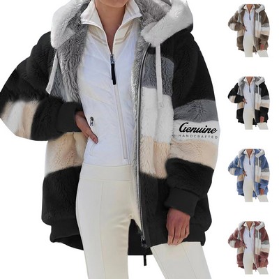 Casual Lamb Wool Padded Coat
